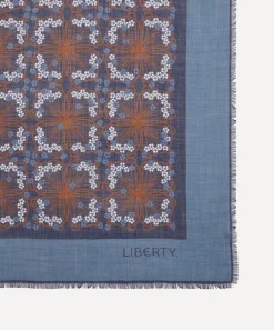 Liberty Scarves^Iphis Meadow 135X135 Wool-Silk Scarf
