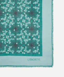 Liberty Scarves^Iphis Meadow 135X135 Wool-Silk Scarf