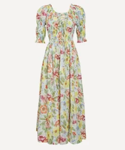 DÔEN Dresses^Ischia Blanc Anemone Bloom Dress