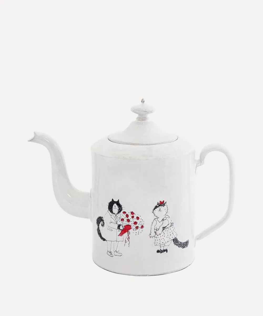 Astier de Villatte Glass & Drinksware^Jimis Bouquet Grace Teapot