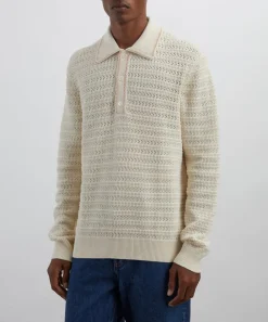 NN07 Tops^Josh Cotton-Knit Polo Shirt