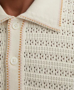 NN07 Tops^Josh Cotton-Knit Polo Shirt