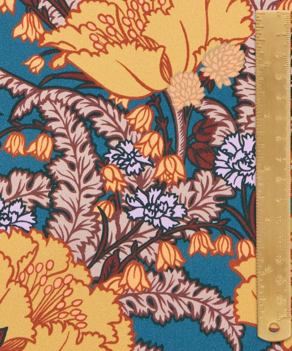 Liberty Fabrics Classic Silks|Silk Satin^June Dream Silk Satin