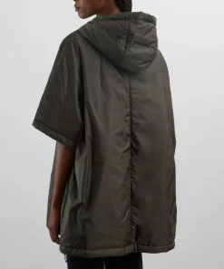Max Mara Coats & Jackets^Kaki Greenci Padded Cape in Water-Repellent Canvas
