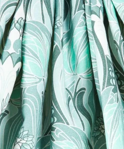 Liberty Interiors Furnishing Fabrics^Katherine Nouveau Emberton Linen in Jade