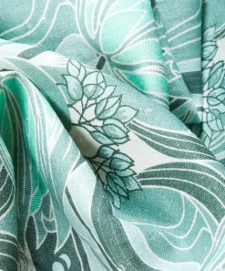 Liberty Interiors Furnishing Fabrics^Katherine Nouveau Emberton Linen in Jade