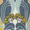 Liberty Interiors Furnishing Fabrics^Katherine Nouveau Emberton Linen in Lichen