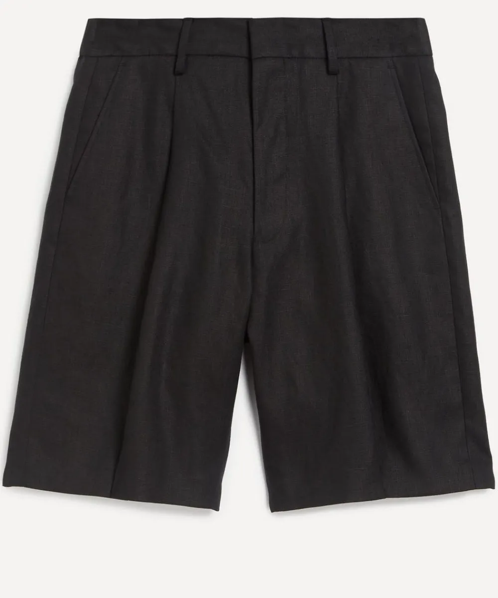 NN07 Shorts^Kay Relaxed Fit Linen Shorts