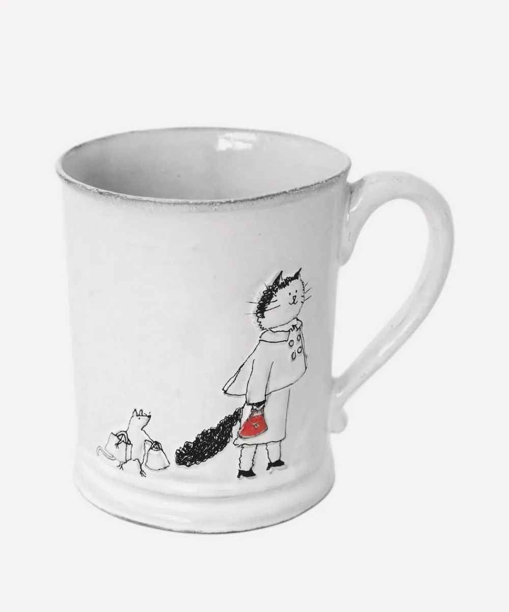 Astier de Villatte Mugs^Keeping Up Grace Mug