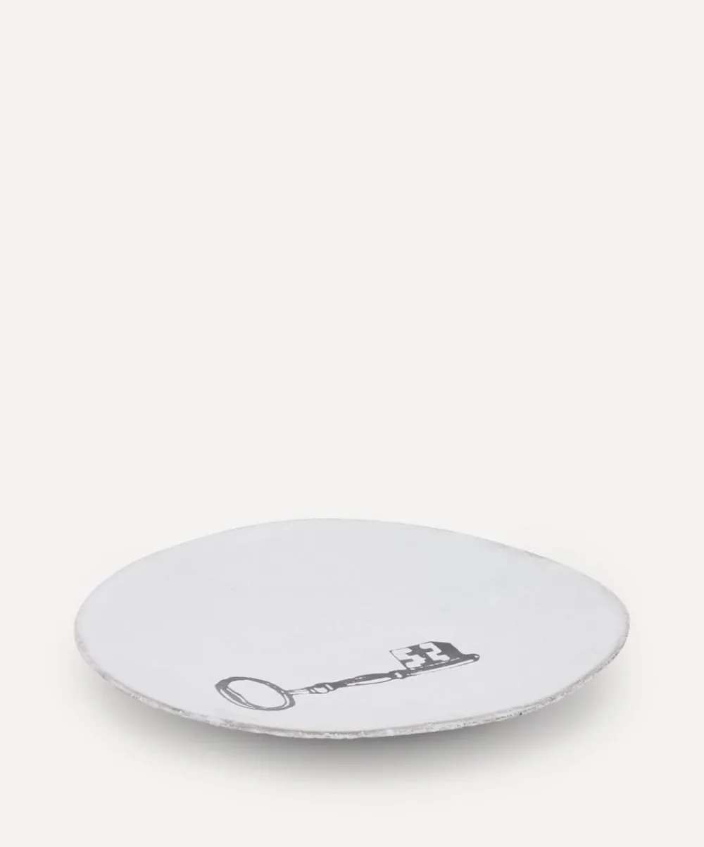 Astier de Villatte Tableware^Key Small Plate