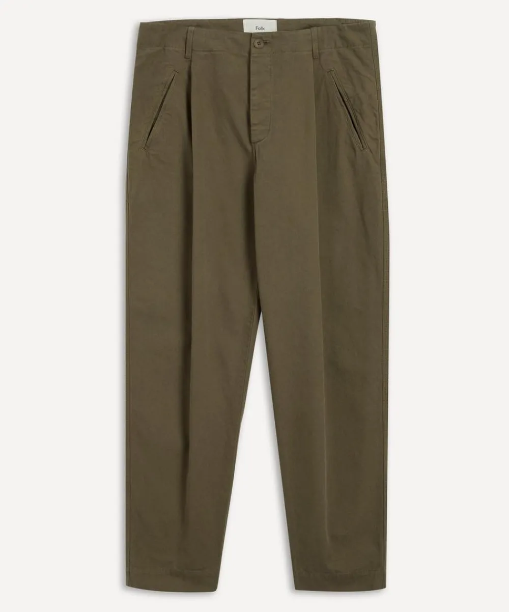 Folk Trousers^Khaki Assembly Pants