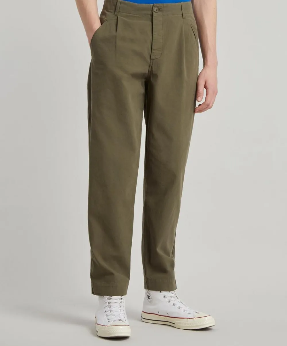 Folk Trousers^Khaki Assembly Pants