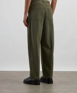 Le17septembre Trousers^Khaki One-Tuck Wide Denim Jeans