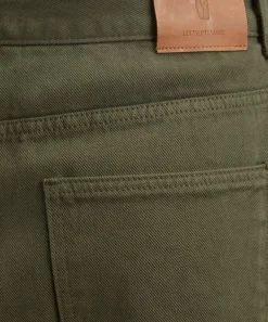 Le17septembre Trousers^Khaki One-Tuck Wide Denim Jeans