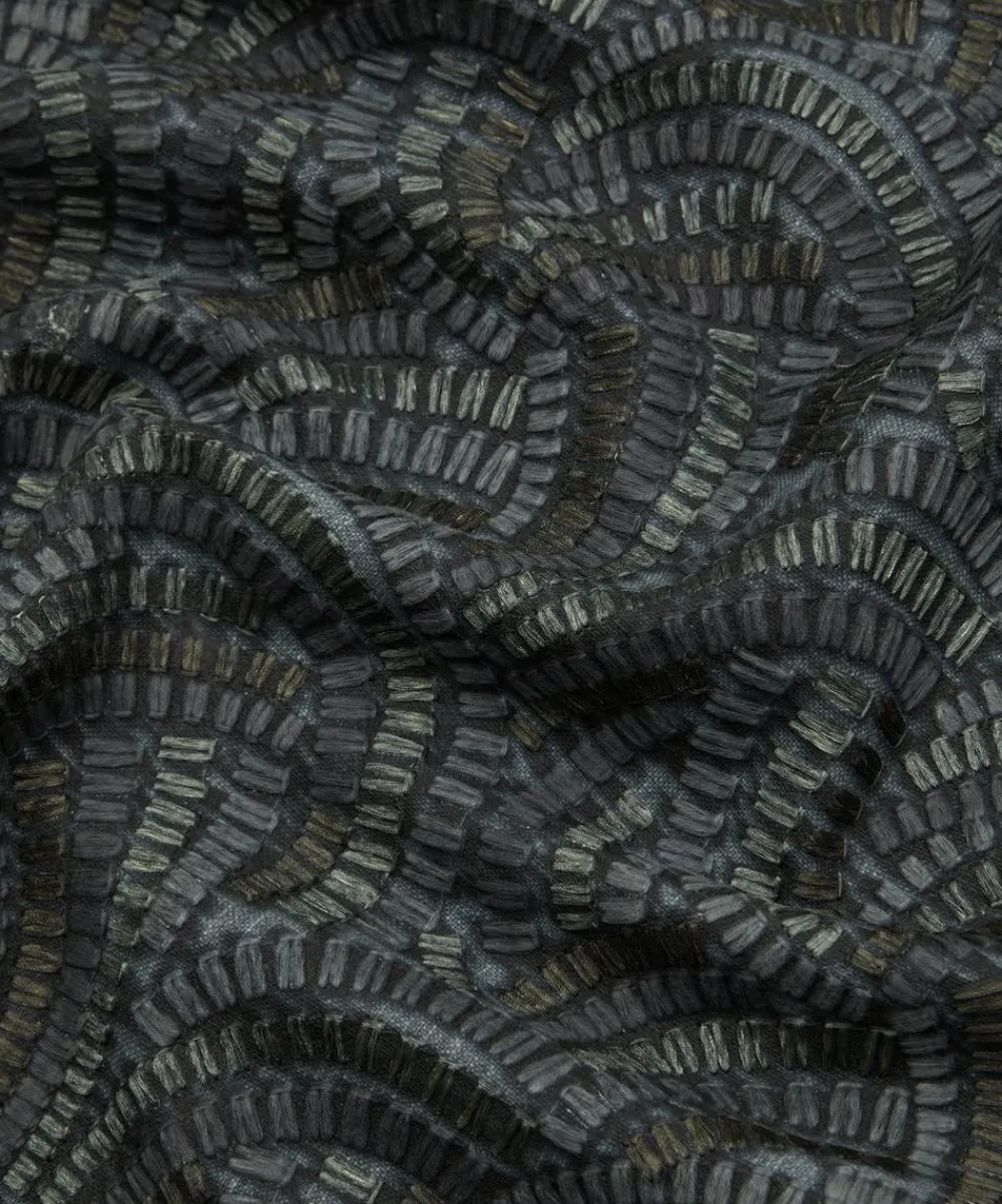 Liberty Interiors Furnishing Fabrics^Kimono Knot in Ink