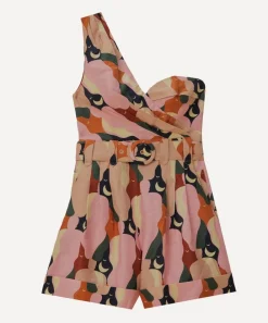 FARM Rio Dresses^Kiss Multicolour One-Shoulder Romper