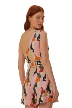 FARM Rio Dresses^Kiss Multicolour One-Shoulder Romper