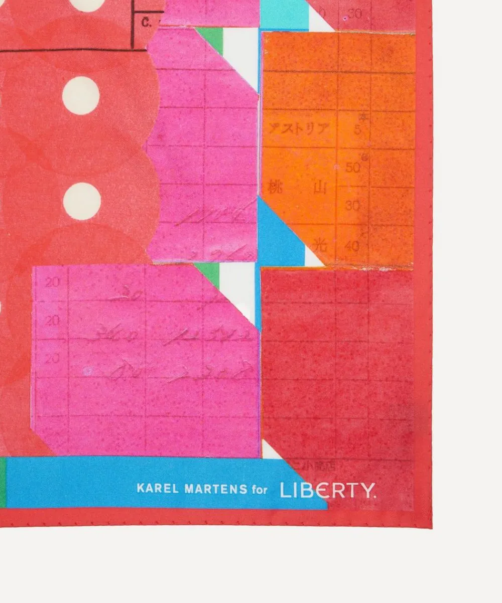 Liberty Scarves^KM Assemble 45x45 Silk Scarf