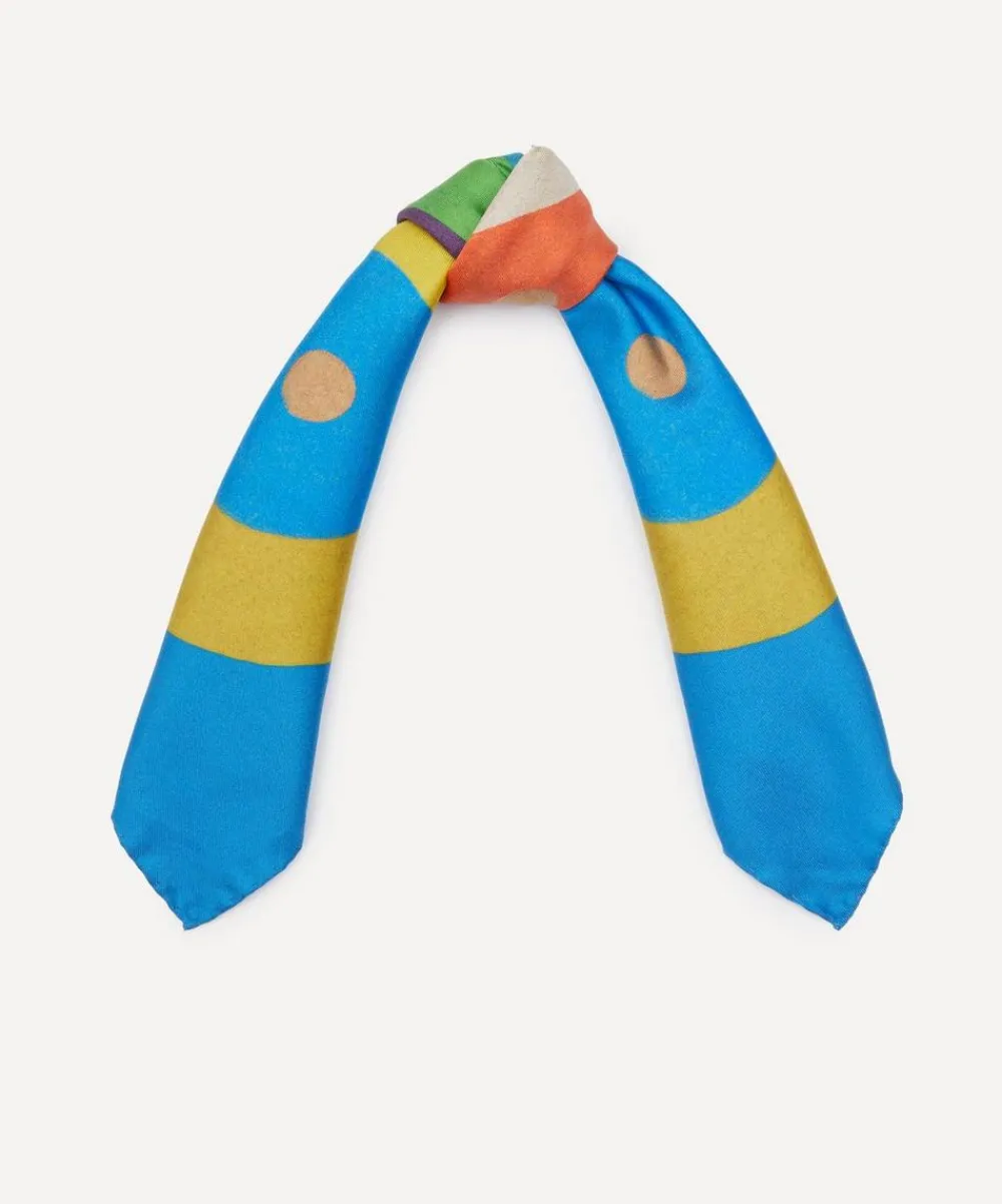 Liberty Scarves^KM Discus 45x45 Silk Scarf
