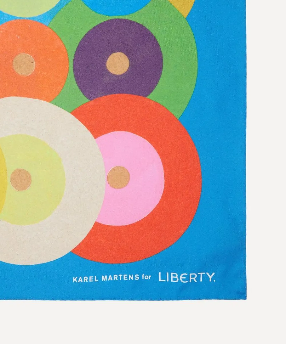 Liberty Scarves^KM Discus 45x45 Silk Scarf