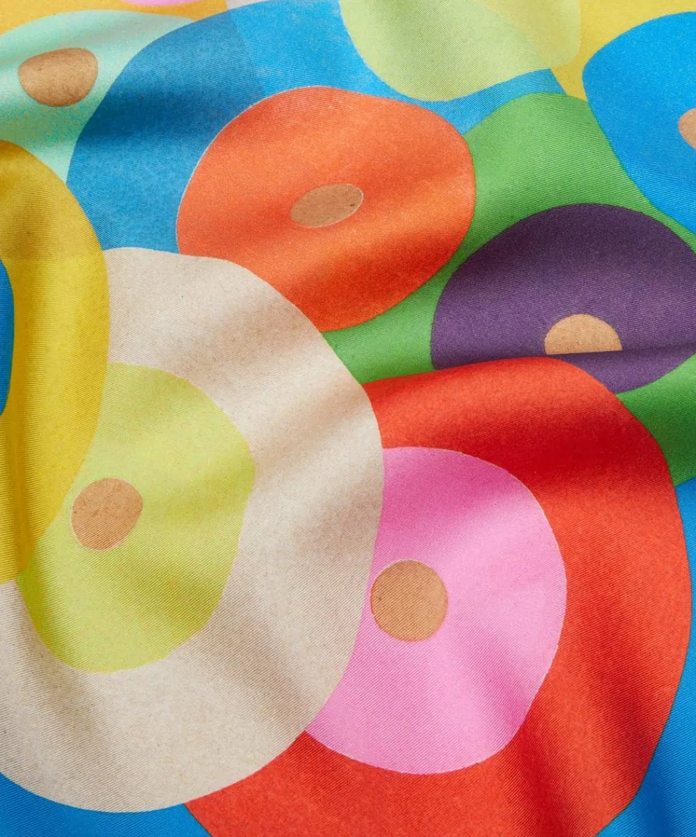 Liberty Scarves^KM Discus 45x45 Silk Scarf