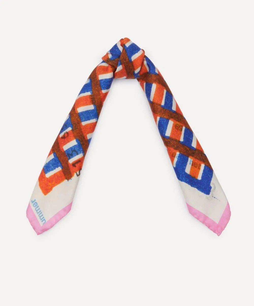 Liberty Scarves^KM Grate 45x45 Silk Scarf
