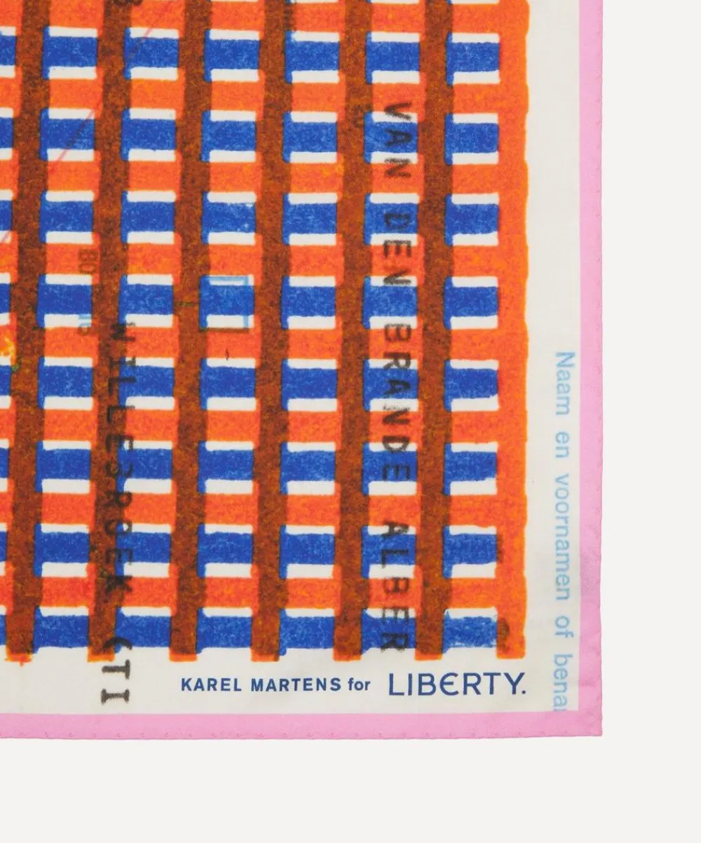 Liberty Scarves^KM Grate 45x45 Silk Scarf