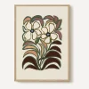 PSTR Studio Wall Art|Living Room^La Poire Mahogan Framed Print