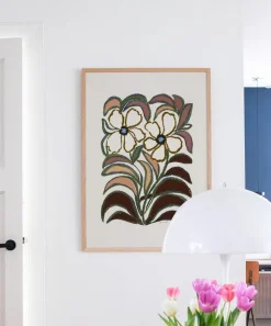 PSTR Studio Wall Art|Living Room^La Poire Mahogan Framed Print