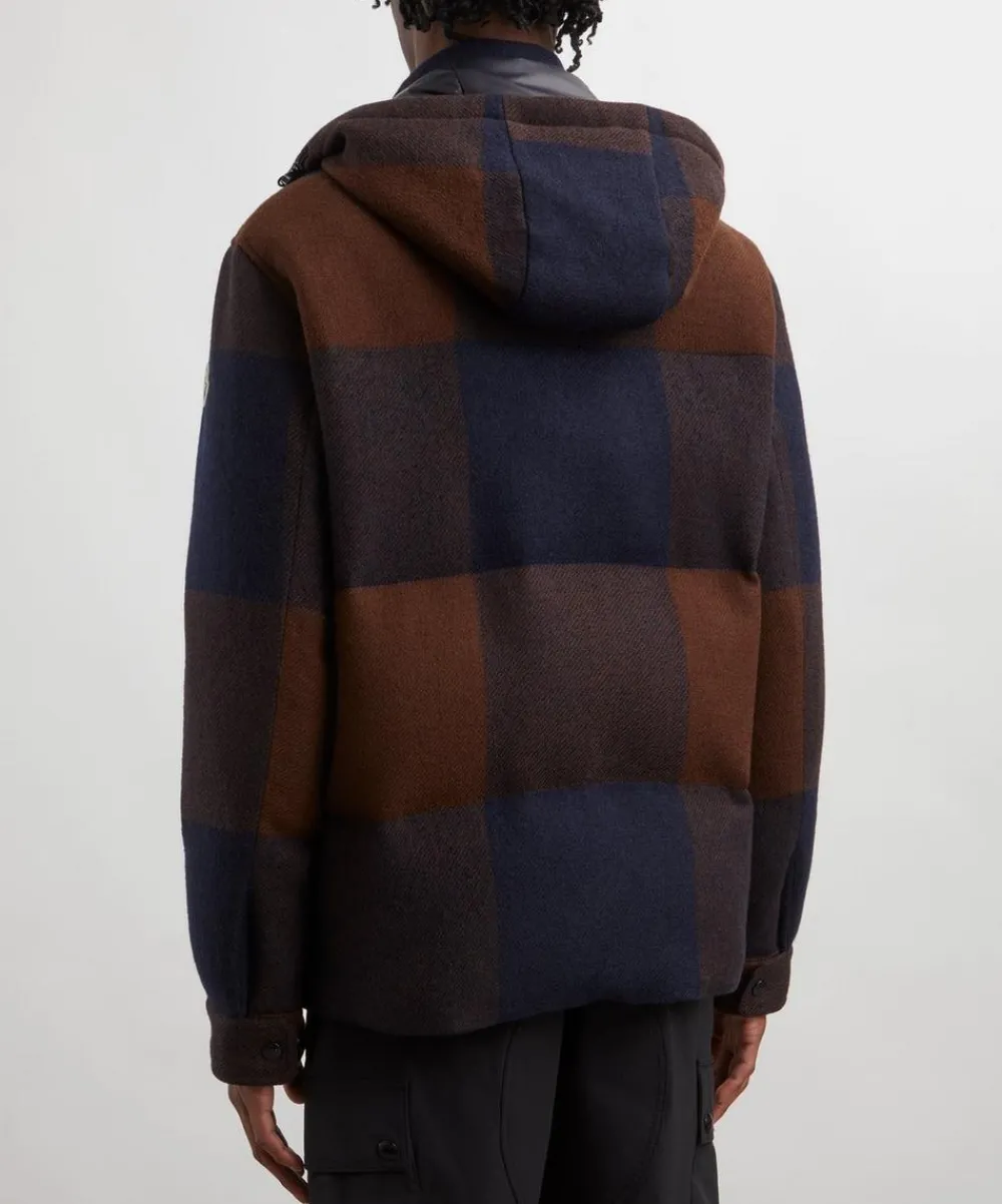 Moncler Coats & Jackets^Ladurns Hooded Wool Down Shirt Jacket