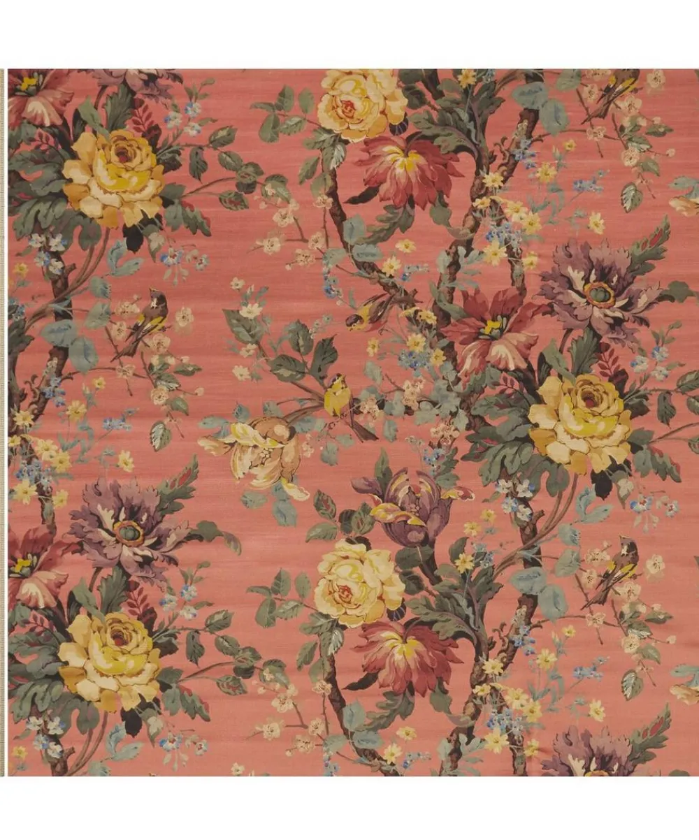 Liberty Interiors Furnishing Fabrics^Lady Kristina Rose Vintage Velvet in Lacquer