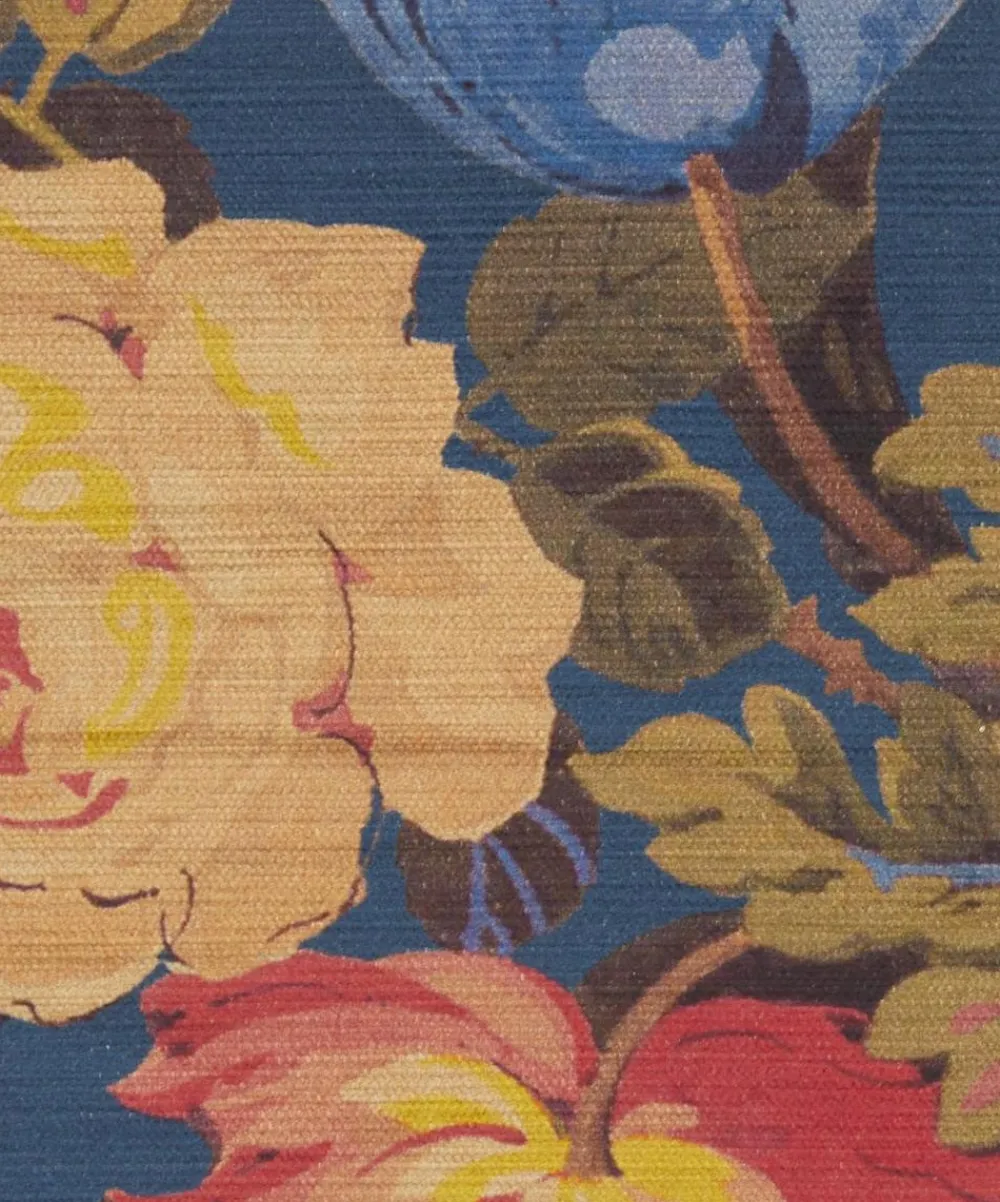 Liberty Interiors Furnishing Fabrics^Lady Kristina Rose Vintage Velvet in Lapis