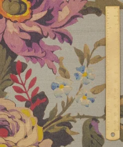 Liberty Interiors Furnishing Fabrics^Lady Kristina Rose Vintage Velvet in Pewter
