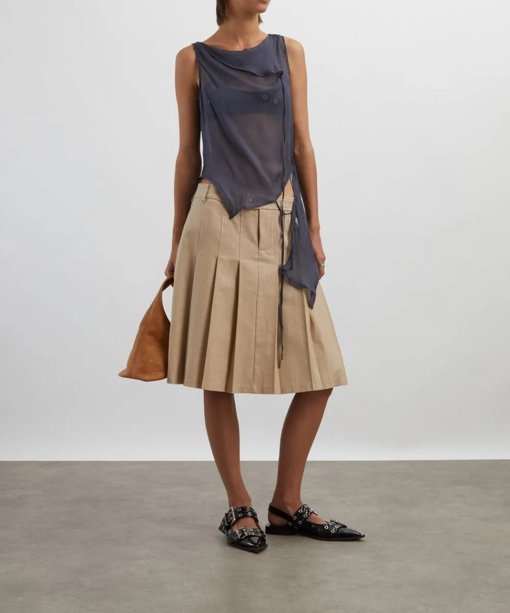 Paloma Wool Skirts^Lai Pleated Midi Skirt