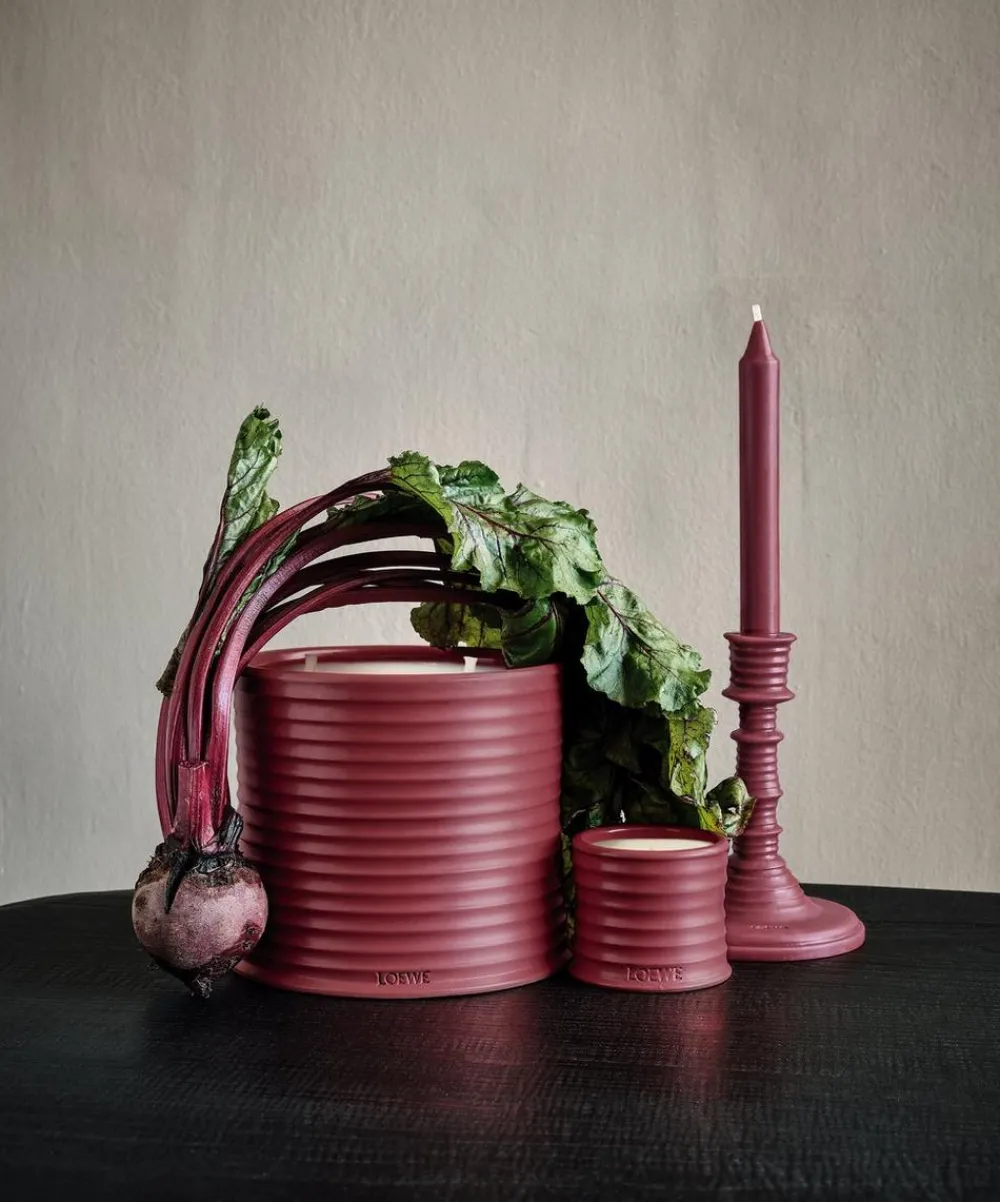 Loewe Candles & Candle Holders^Large Beetroot Candle 2120g