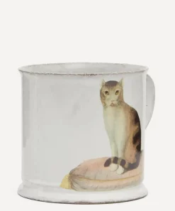 Astier de Villatte Mugs^Large Cat Mug