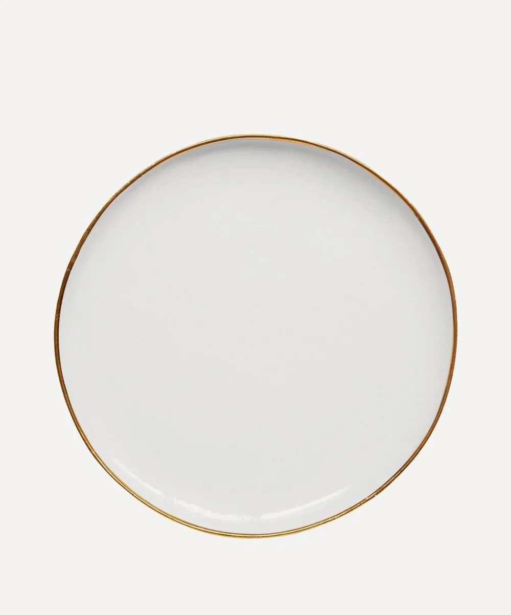 Astier de Villatte Tableware^Large Crésus Dinner Plate