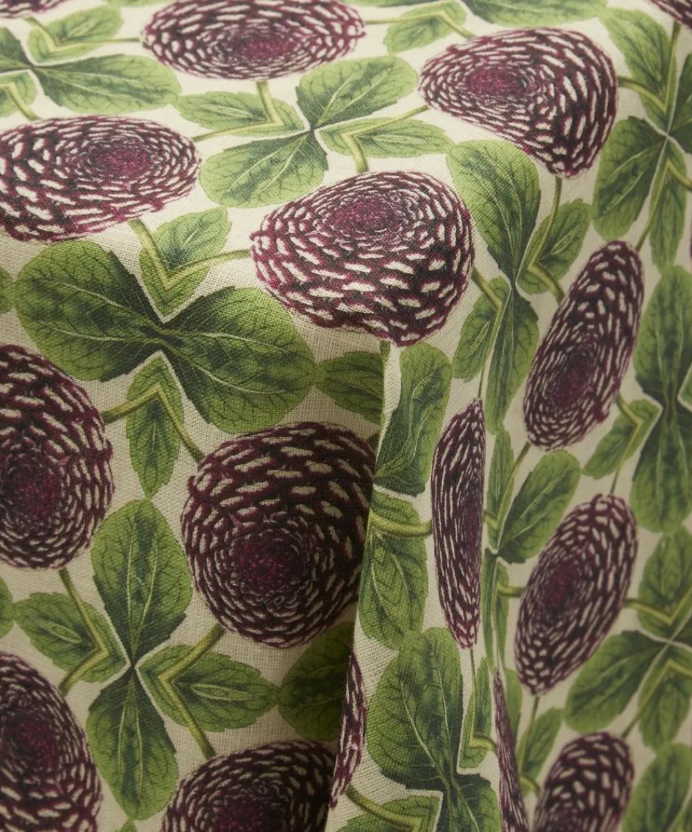 Avenida Home Tableware^Large Dahlia 300x150cm Linen Tablecloth