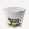 Astier de Villatte Mugs|Tableware^Large Felis Tigris Cup without Handle