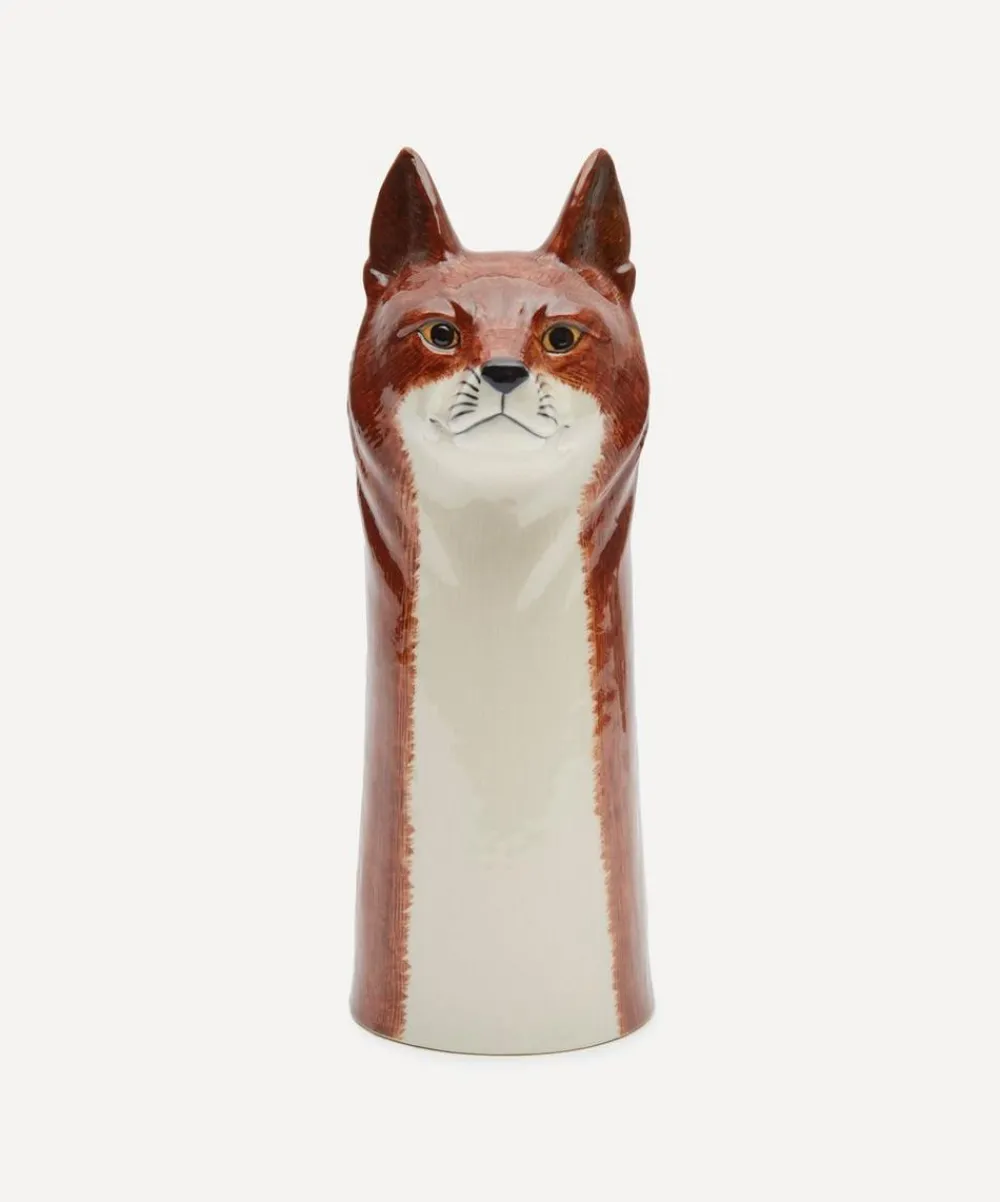 Quail Vases^Large Fox Vase