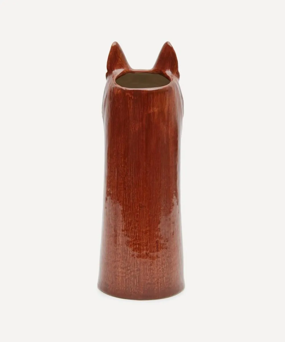 Quail Vases^Large Fox Vase