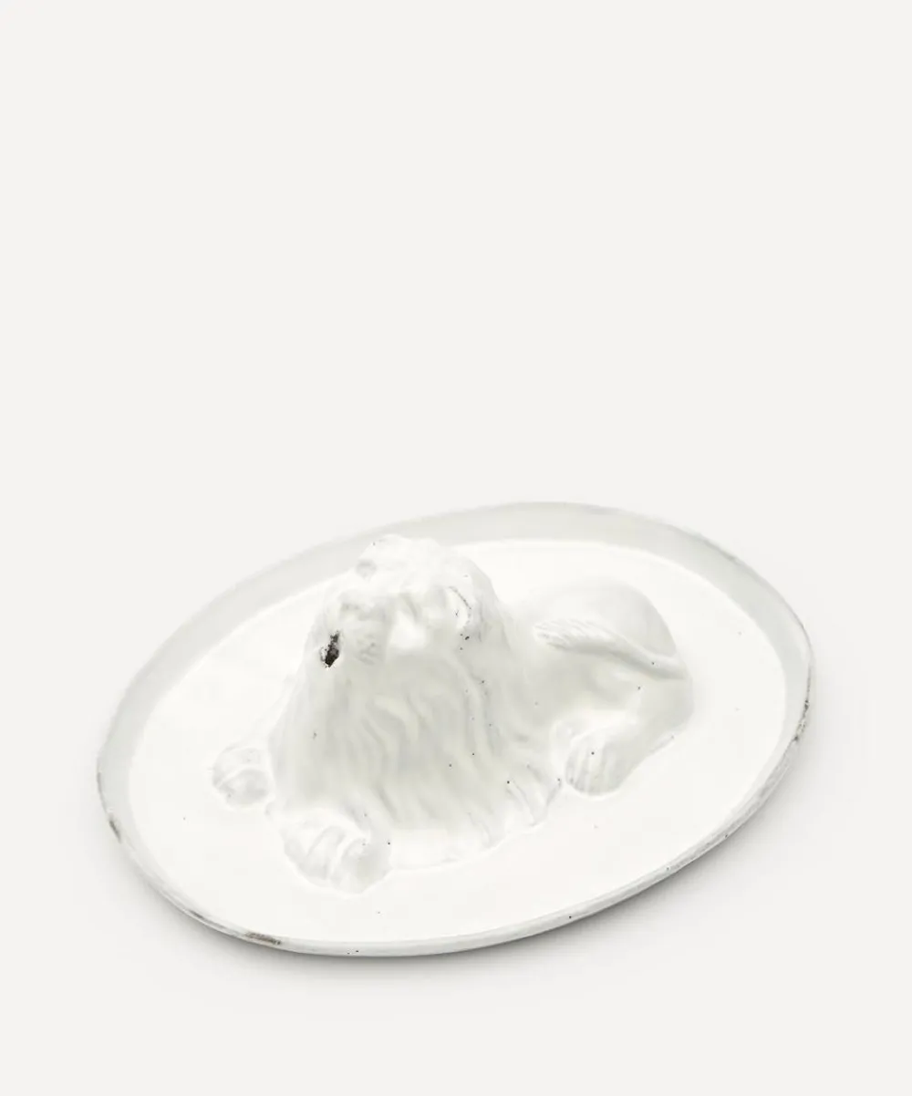 Astier de Villatte Candles & Candle Holders^Large Lion Incense Holder