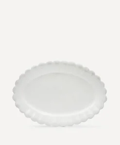 Astier de Villatte Tableware^Large Oval Marguerite Dish