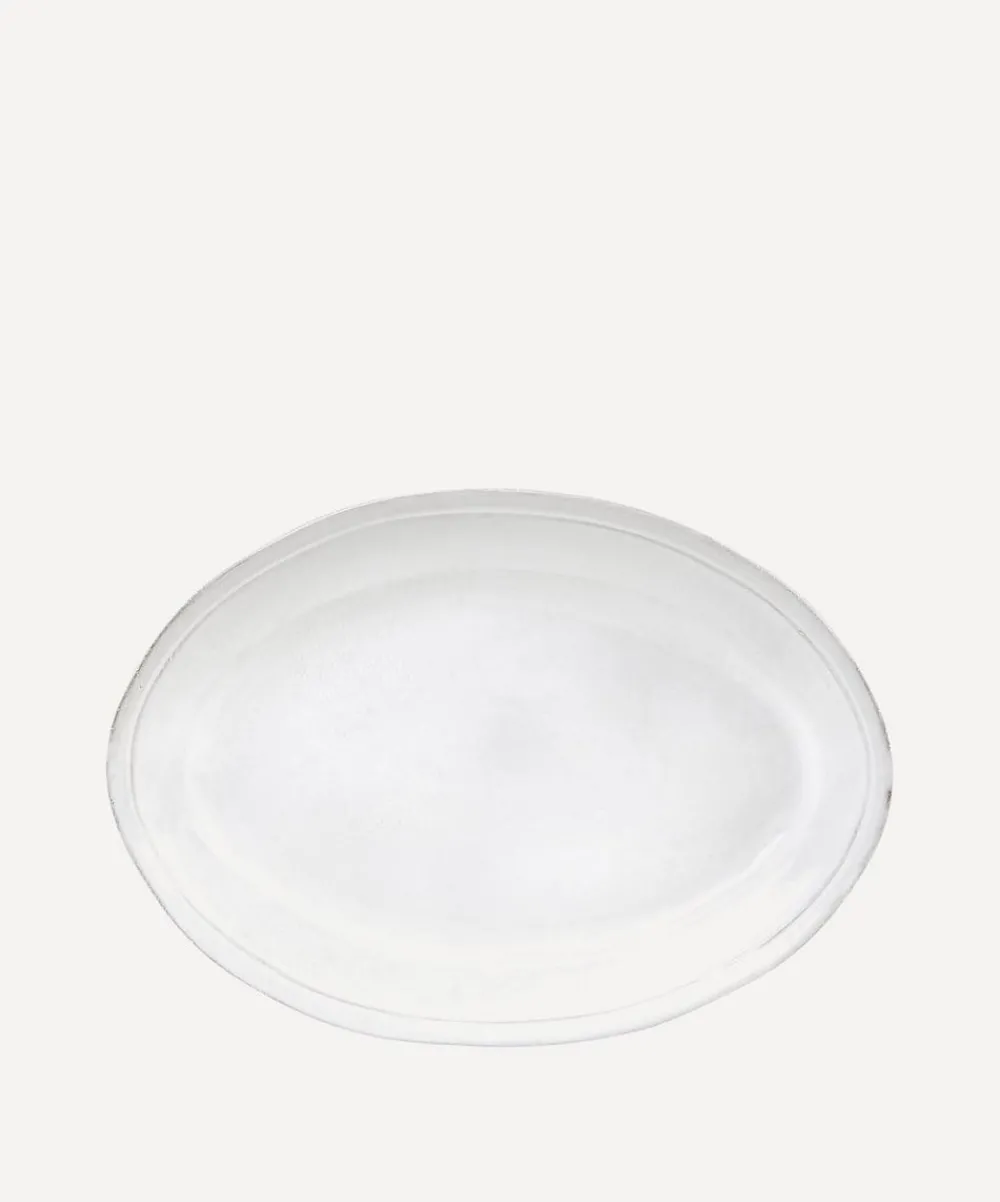 Astier de Villatte Tableware^Large Simple Deep Oval Platter