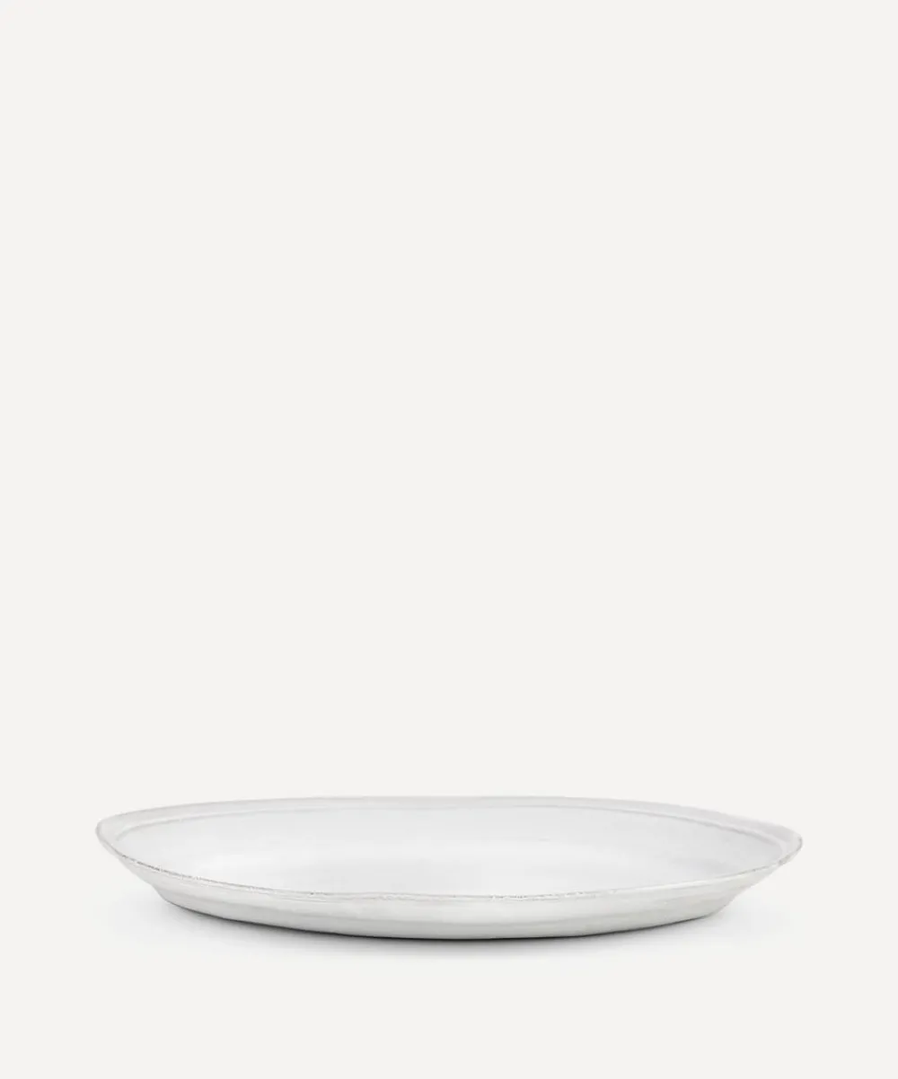 Astier de Villatte Tableware^Large Simple Deep Oval Platter