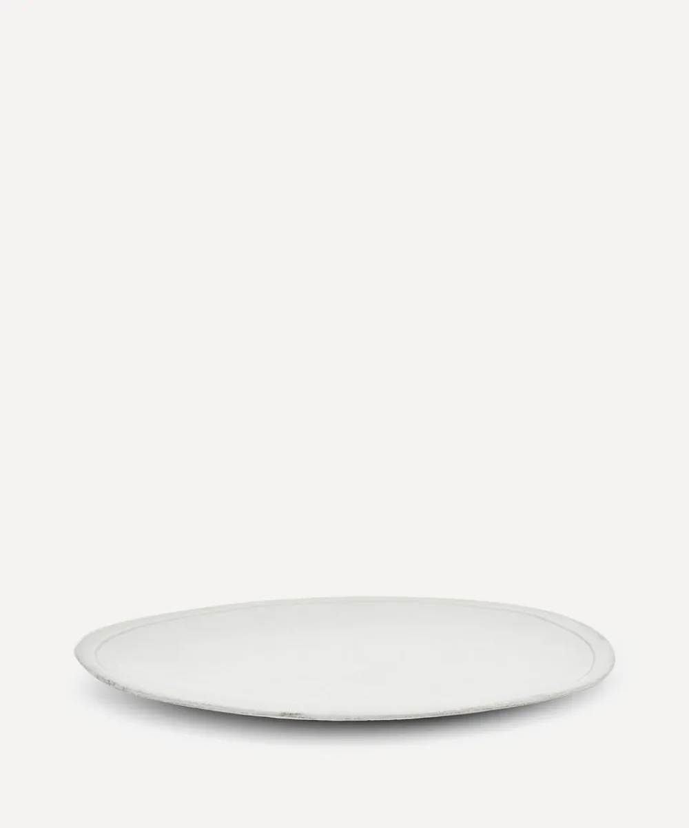 Astier de Villatte Tableware^Large Simple Dinner Plate