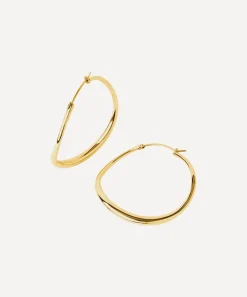 Dinny Hall Earrings^Large Wave Hoop Earrings
