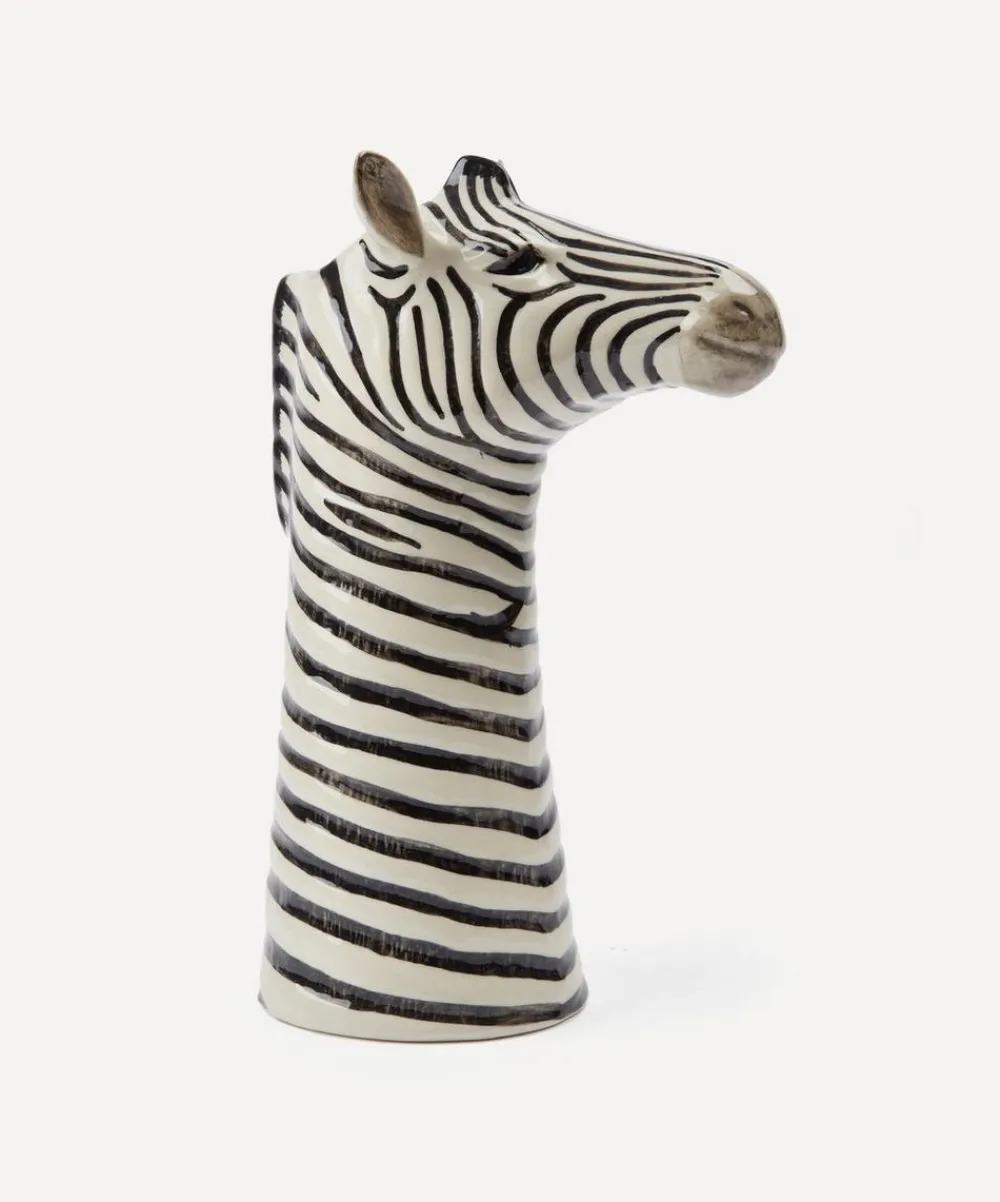 Quail Vases^Large Zebra Vase