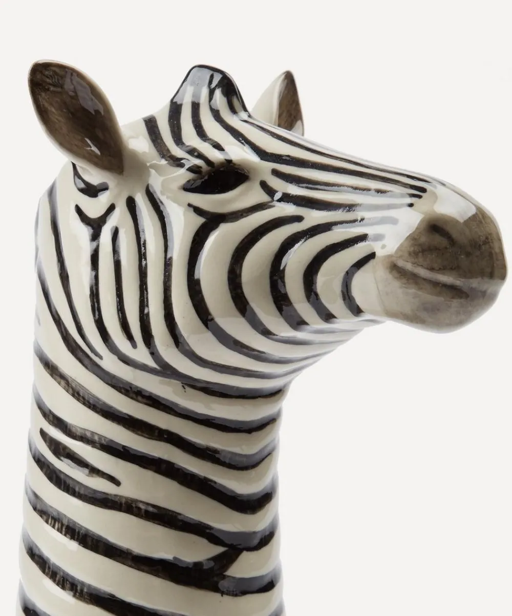 Quail Vases^Large Zebra Vase