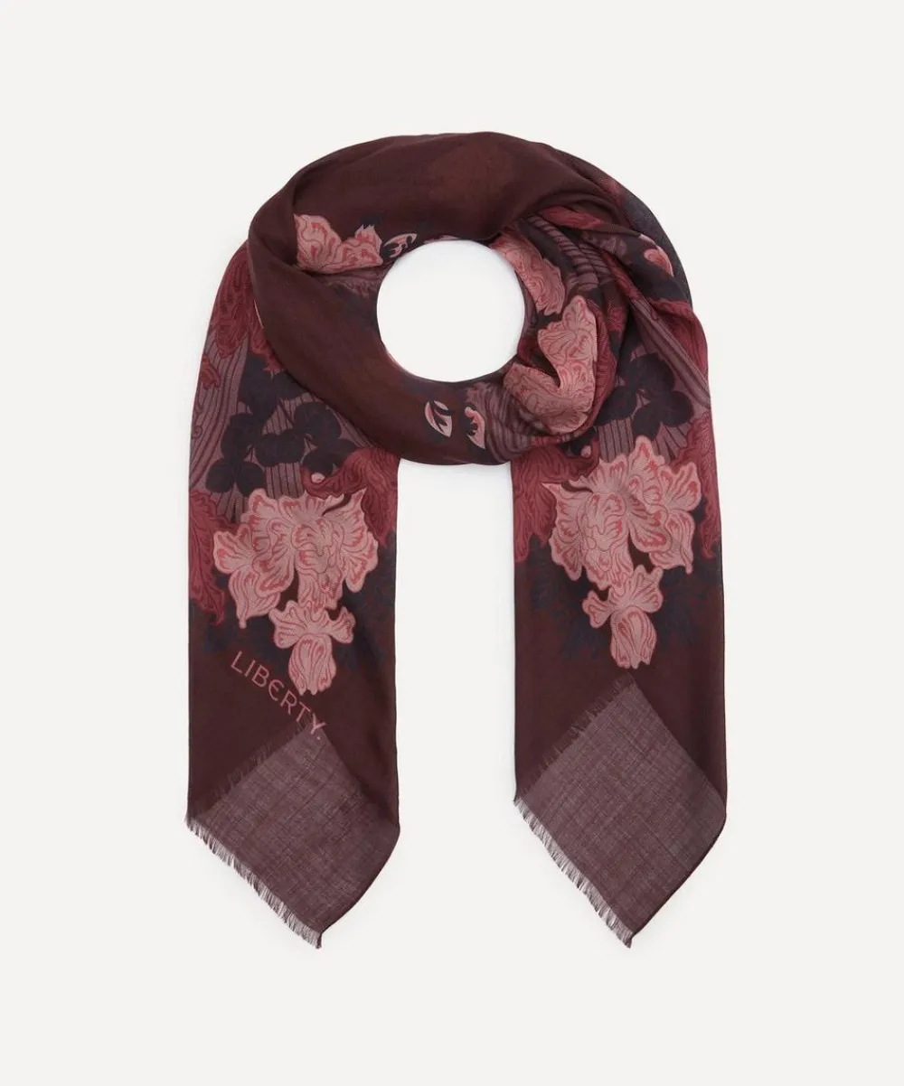 Liberty Scarves^Laura’s Reverie 65X195 Wool-Silk Scarf